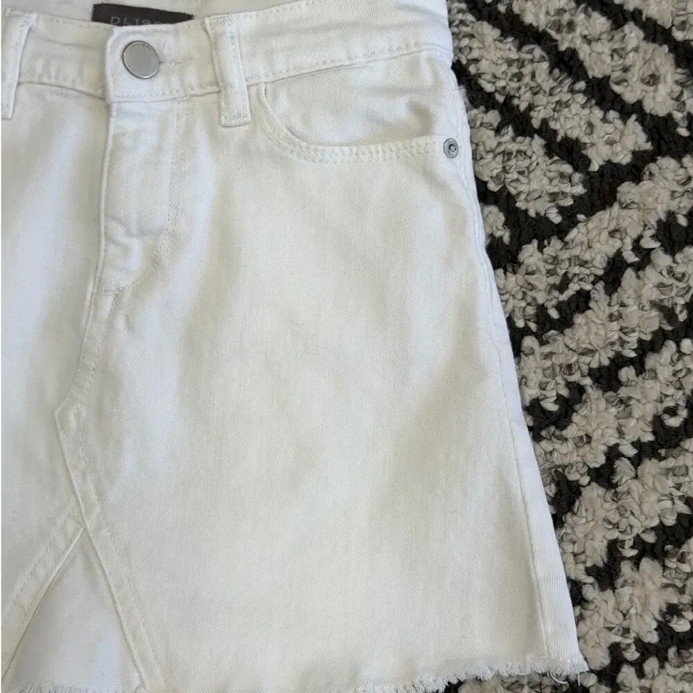 DL1961 Girls Jenny Denim White Mini Skirt Size 8